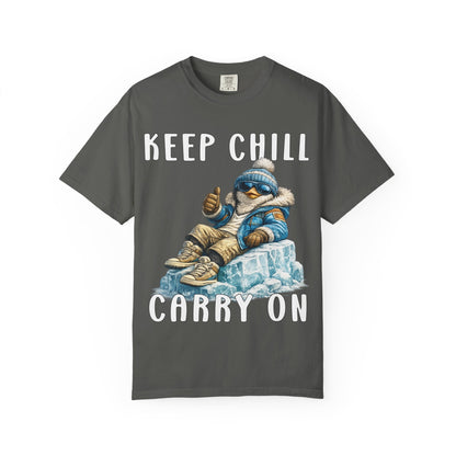 Keep Chill Carry On Boy T-shirt - Penguin Series