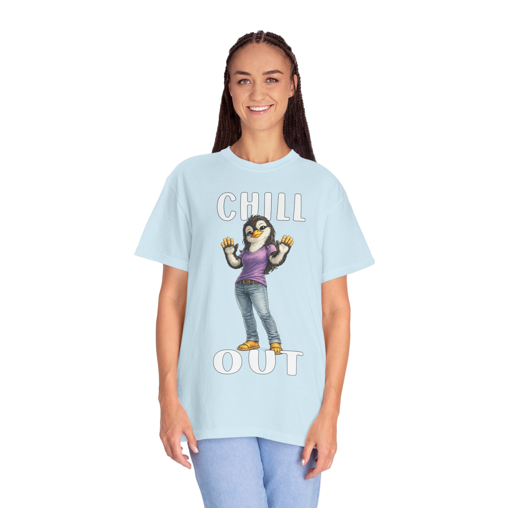 Chill Out Girl T-shirt - Penguin Series