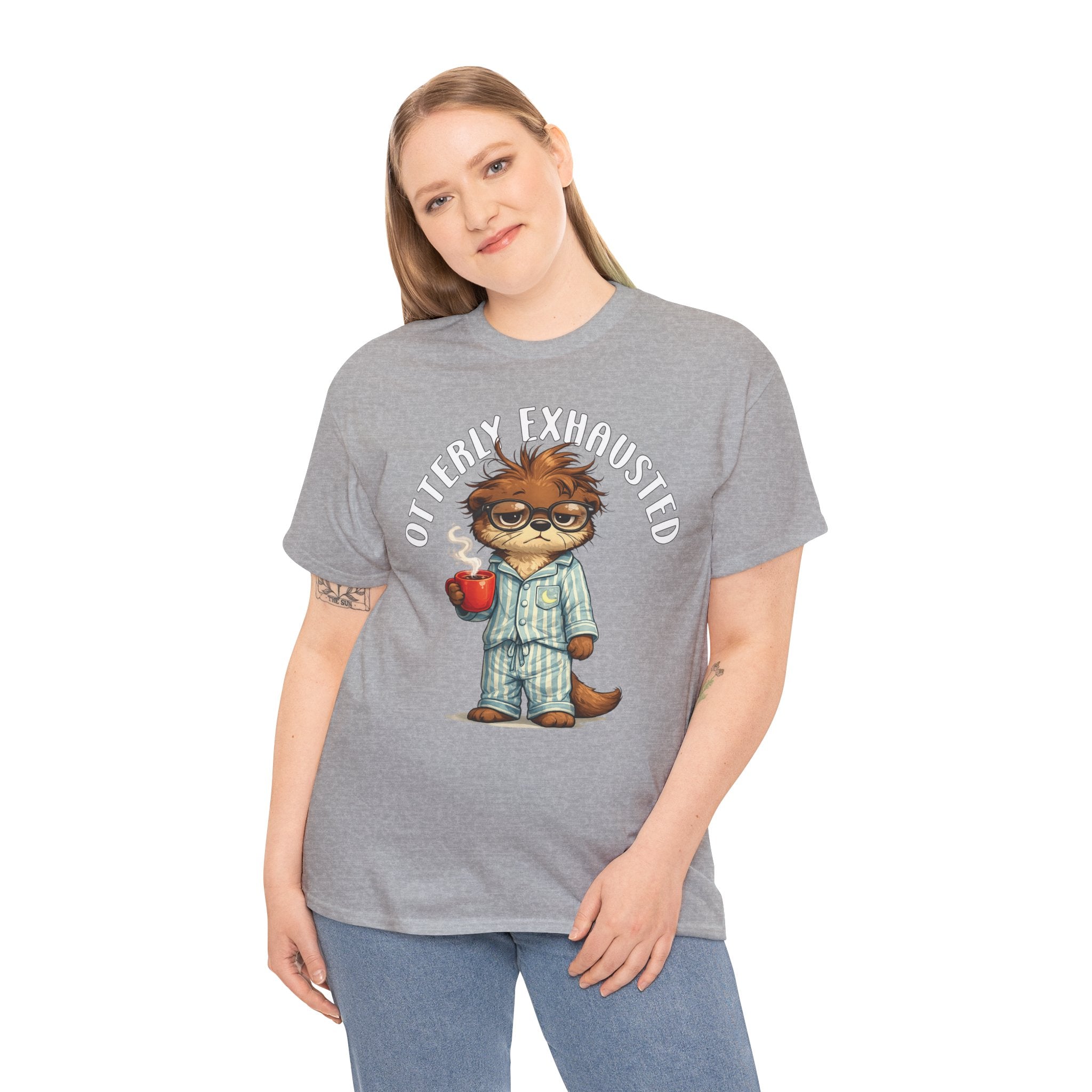 "Otterly Exhausted" Tee - Otter Series