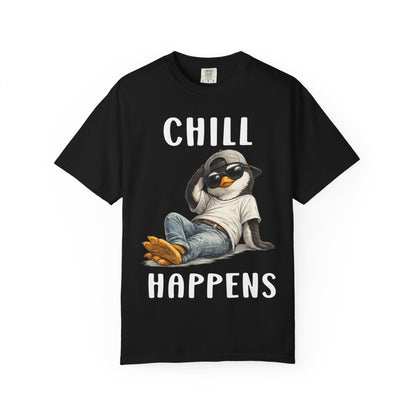 Chill Happens Boy T-shirt - Penguin Series
