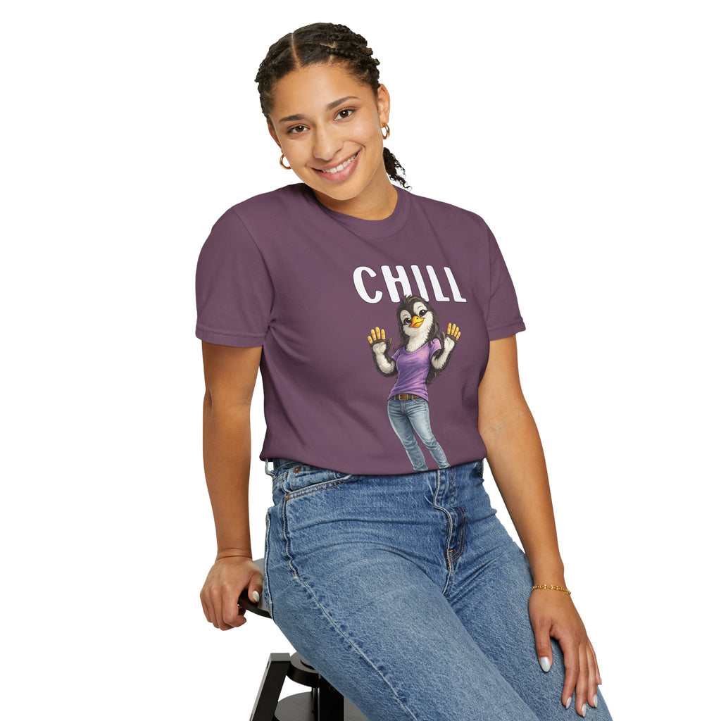 Chill Out Girl T-shirt - Penguin Series