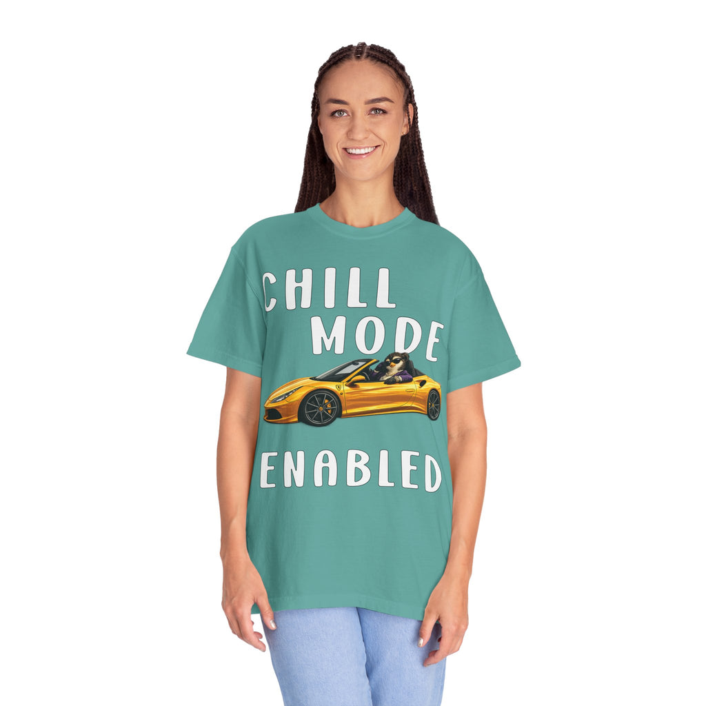 Chill Mode Enabled Girl T-shirt - Penguin Series