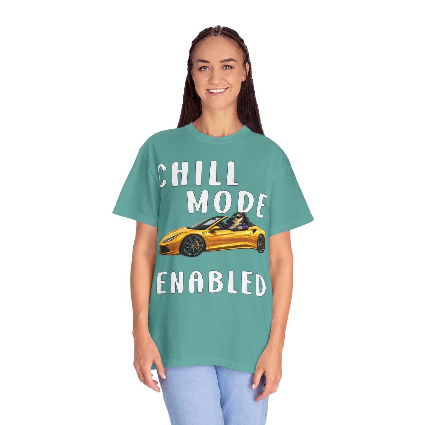 Chill Mode Enabled Girl T-shirt - Penguin Series
