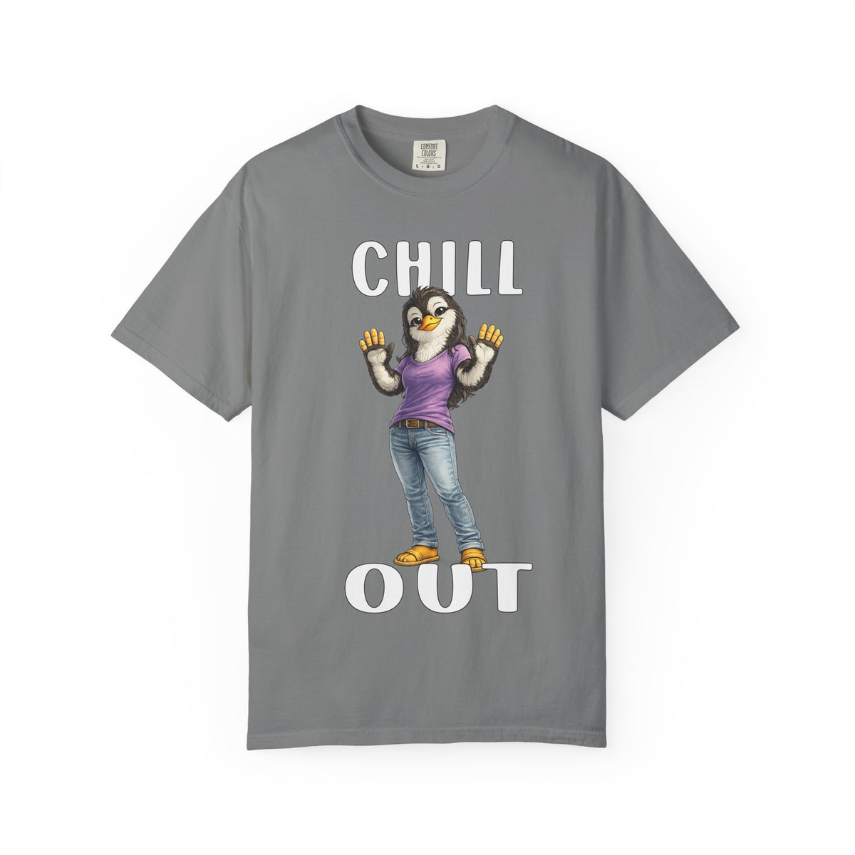 Chill Out Girl T-shirt - Penguin Series