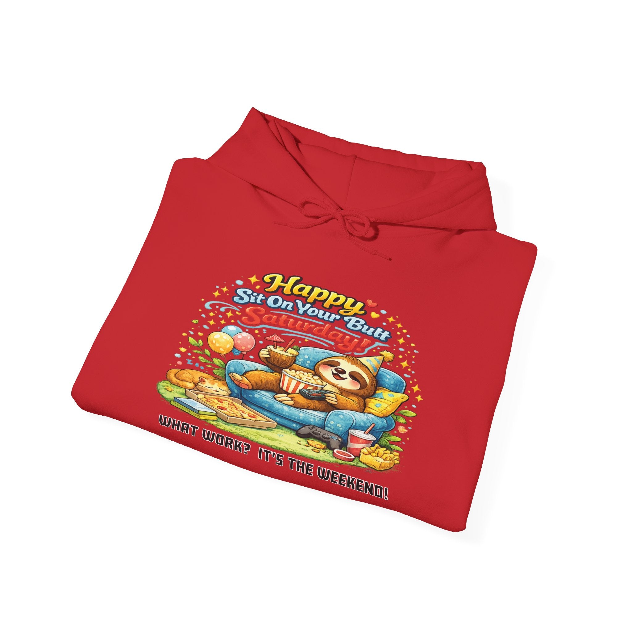 Saturday - Procrastination Sloth Series Hoodie