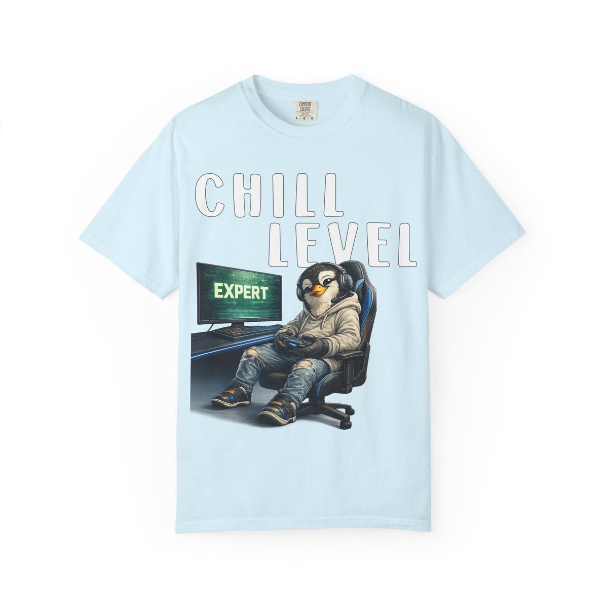 Chill Level Expert Boy T-shirt - Penguin Series