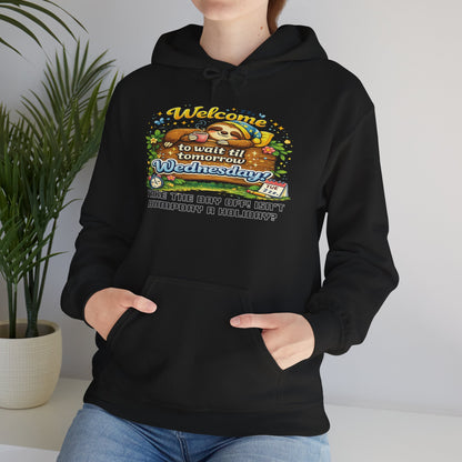 Wednesday - Procrastination Sloth Series Hoodie