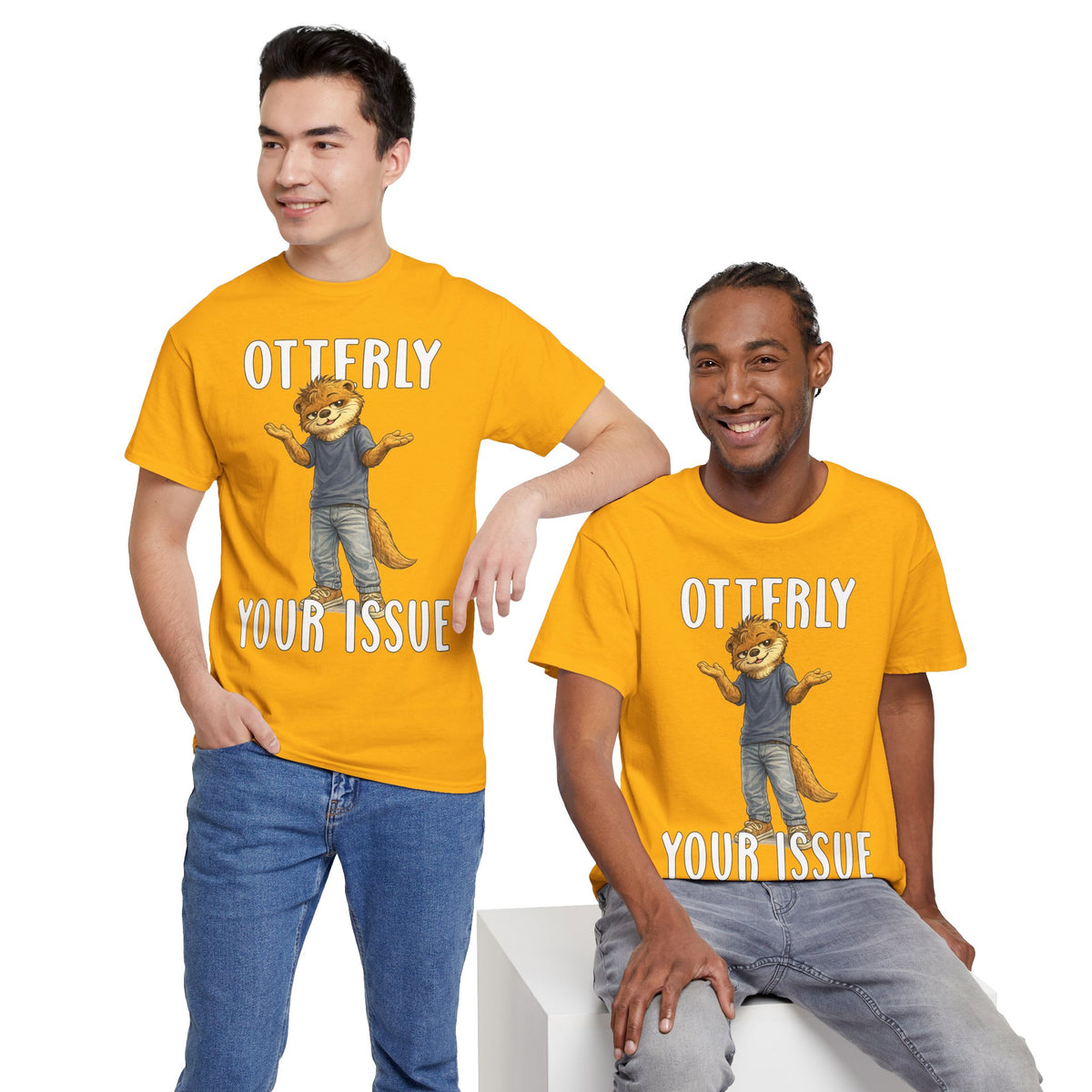 "Otterly Your Issue" Boy Tee - Otter Series