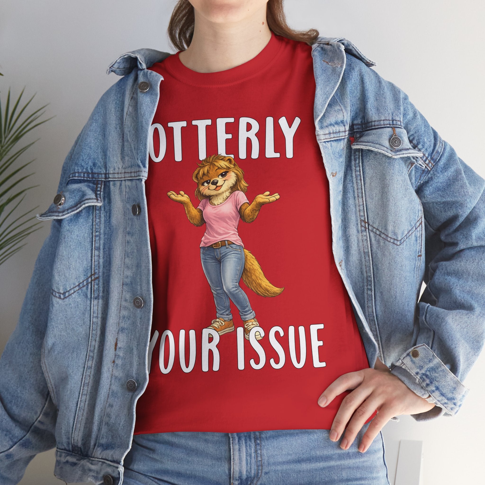 "Otterly Your Issue" Girl Tee - Otter Series