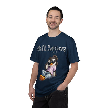 "Chill Happens" T-shirt Penguin Series
