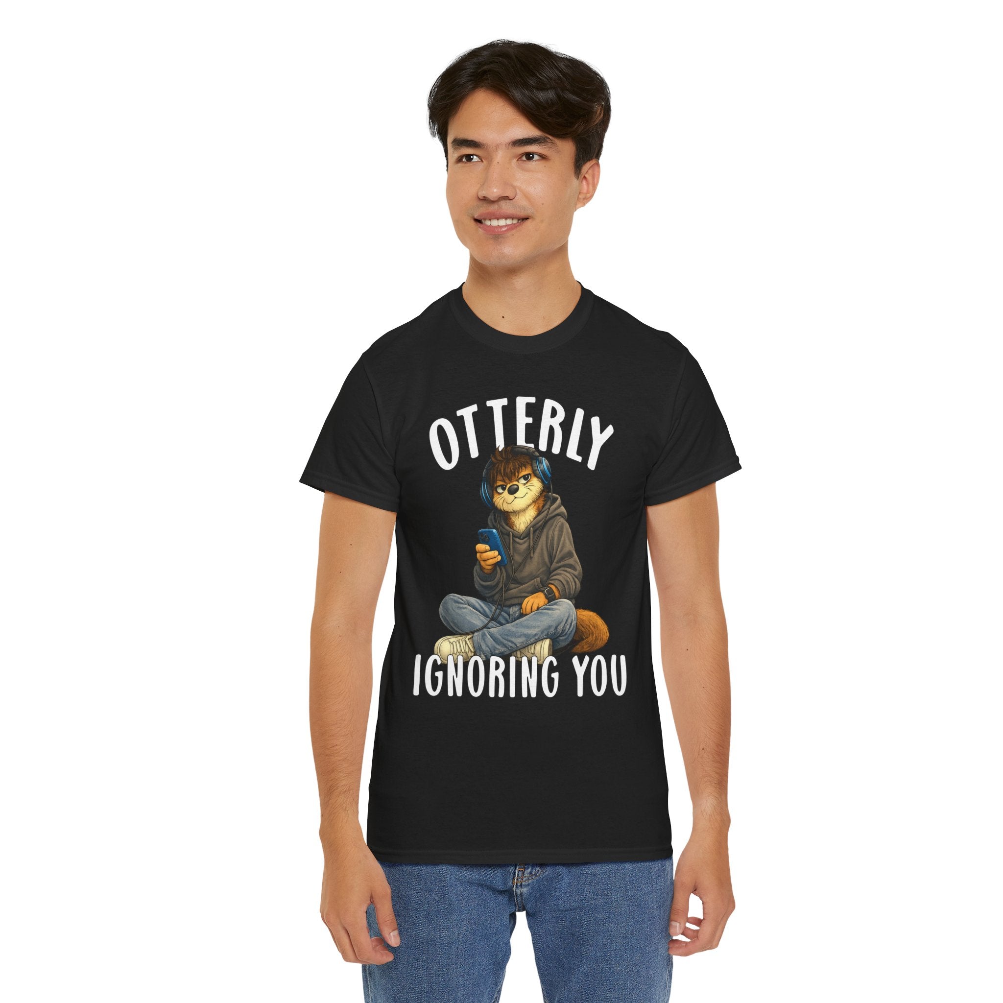 "Otterly Ignoring You" Teen Boy Tee - Otter Series