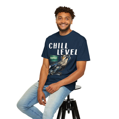 Chill Level Expert T-shirt - Penguin Series