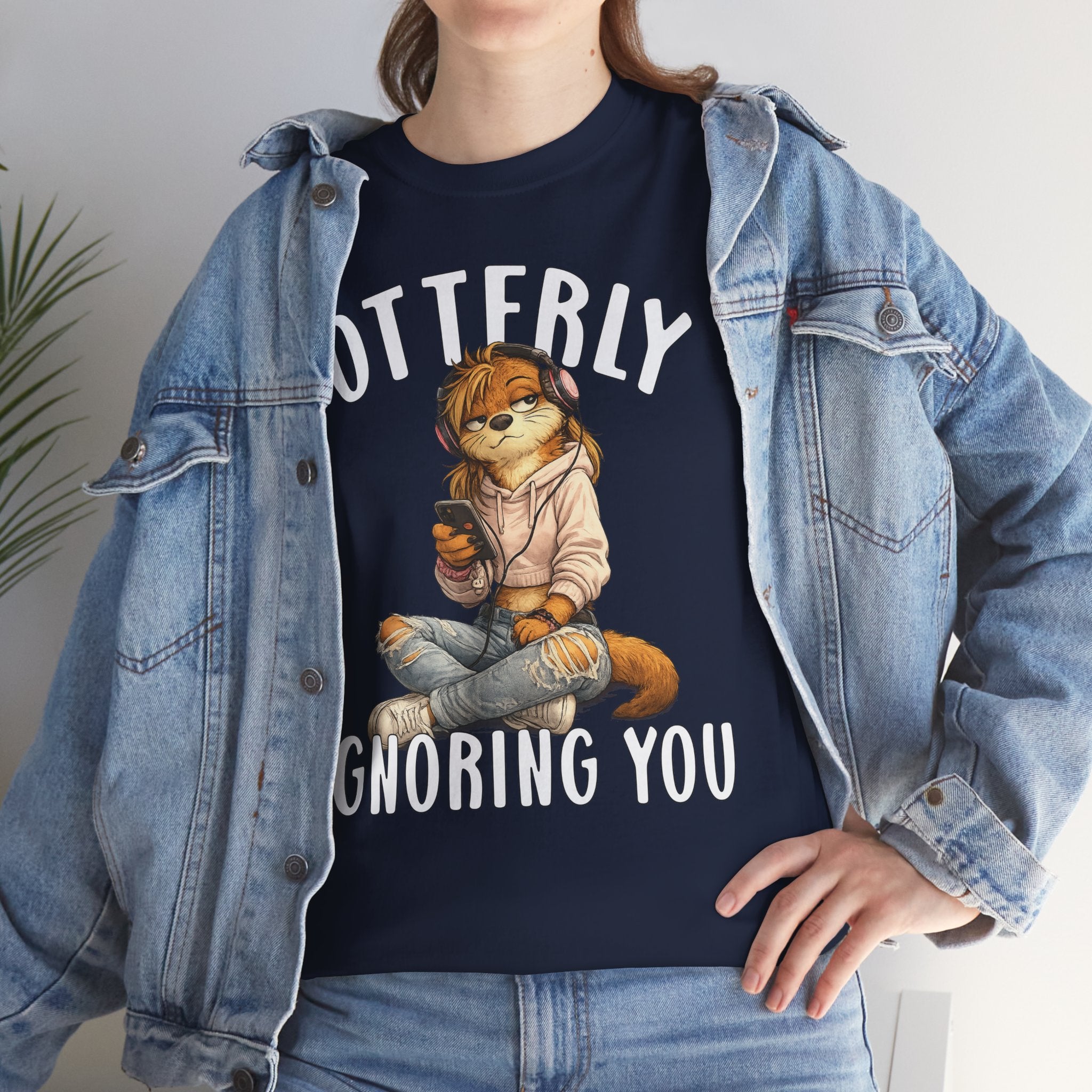 "Otterly Ignoring You" TeenGirl Tee - Otter Series
