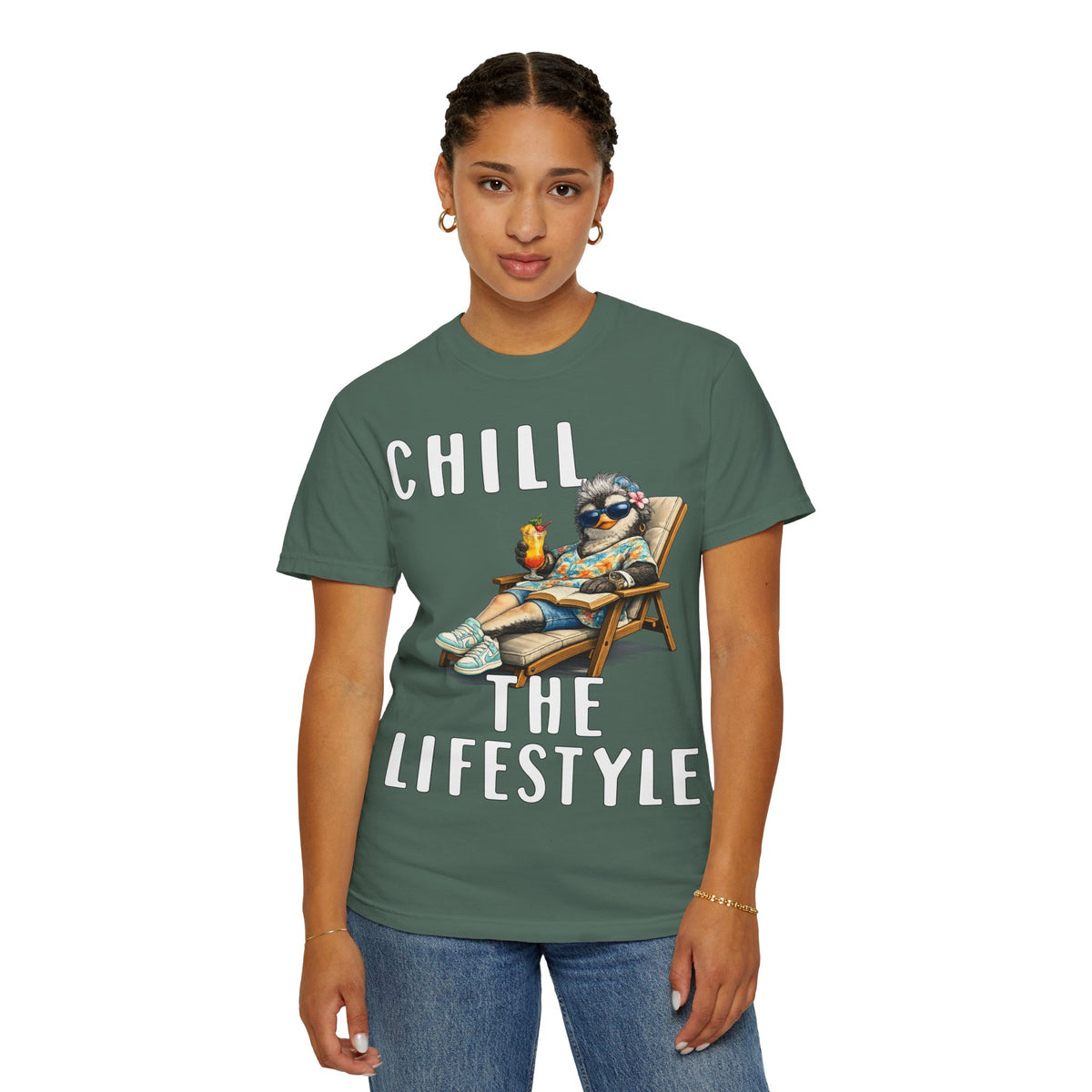 Chill The Lifestyle Grandma T-shirt - Penguin Series