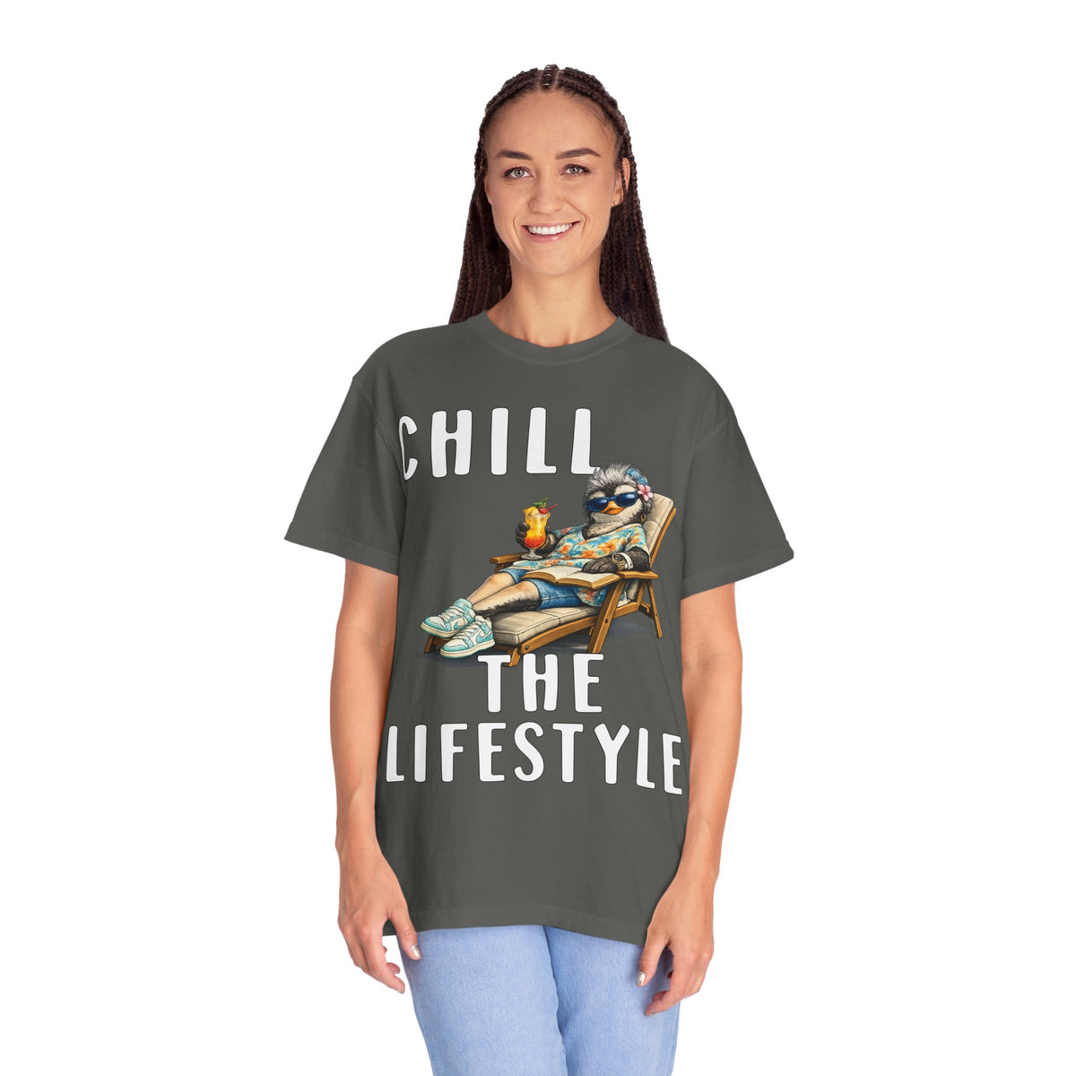 Chill The Lifestyle Grandma T-shirt - Penguin Series