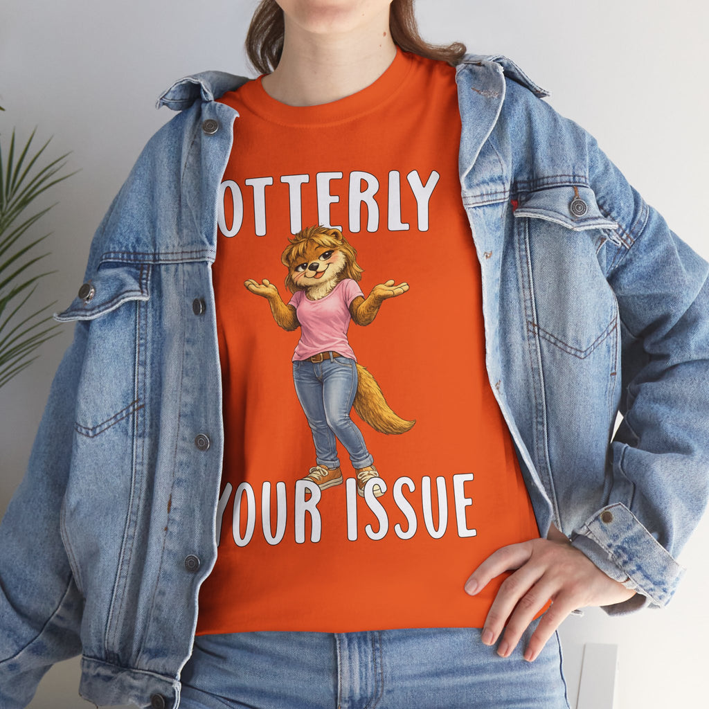 "Otterly Your Issue" Girl Tee - Otter Series