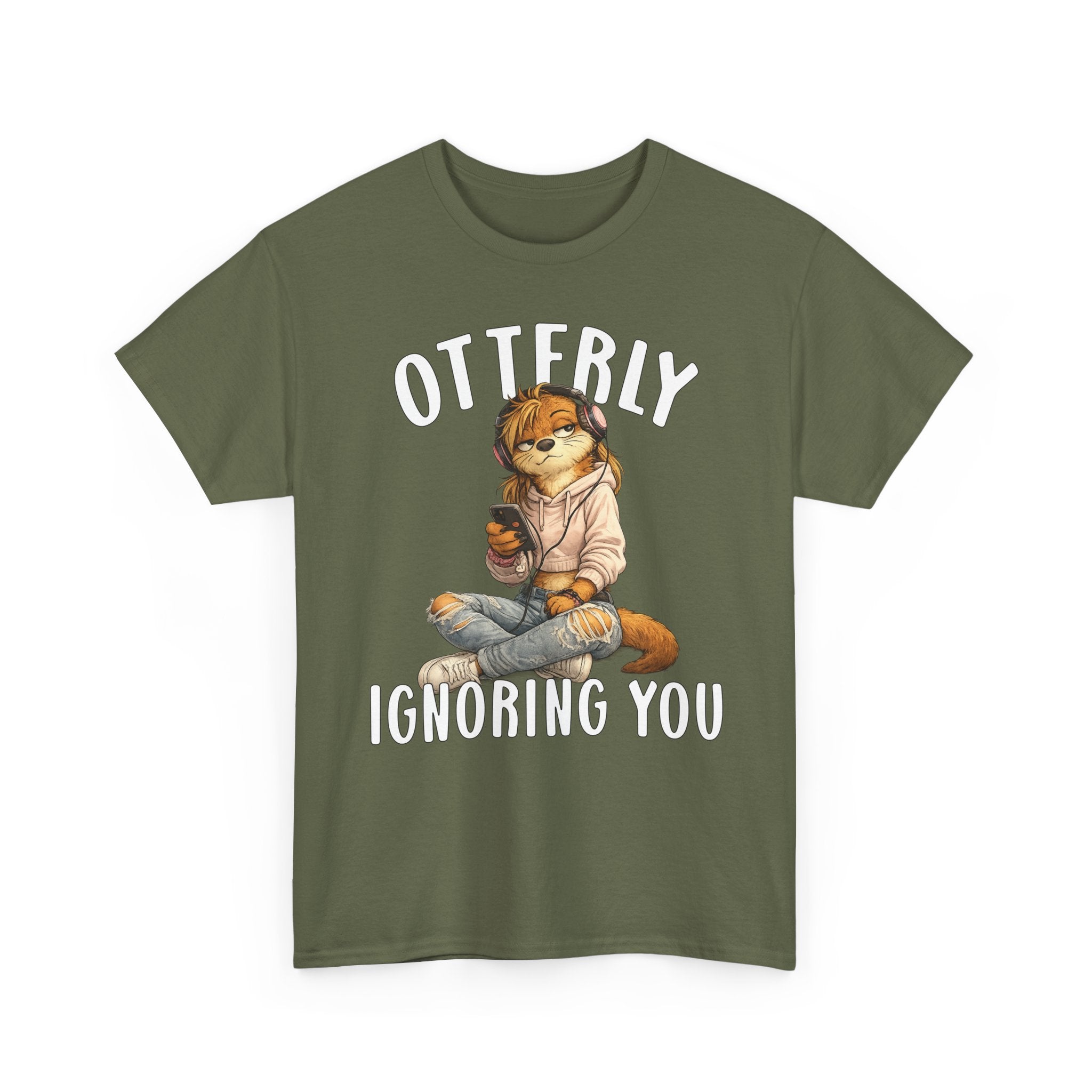 "Otterly Ignoring You" TeenGirl Tee - Otter Series