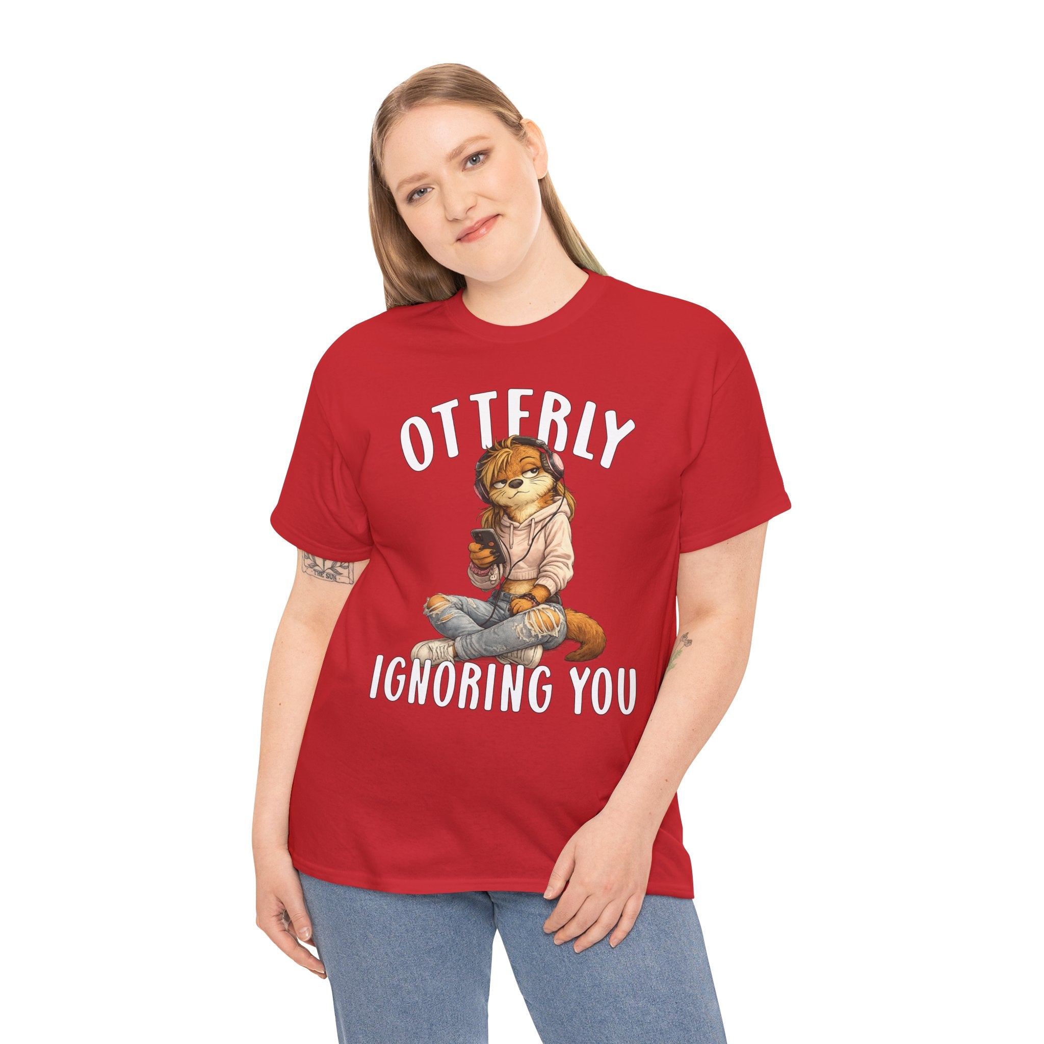 "Otterly Ignoring You" TeenGirl Tee - Otter Series