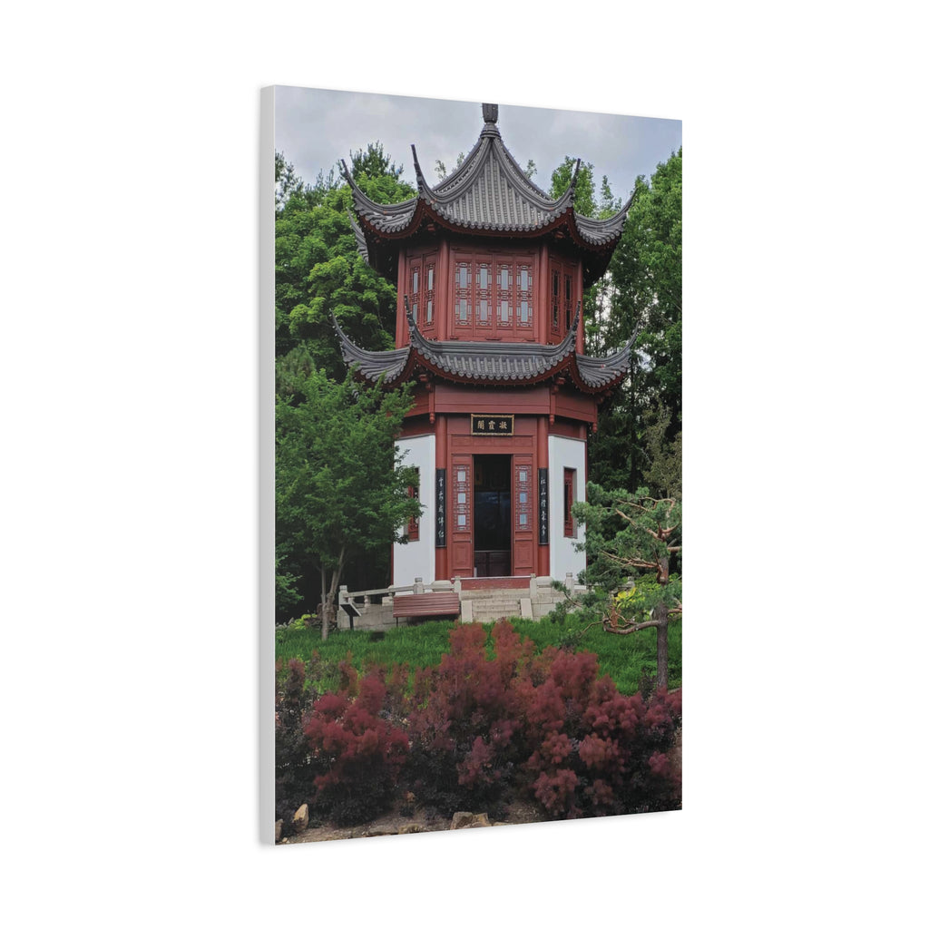 "Pavillion of Friendship" photograph on stretched canvas