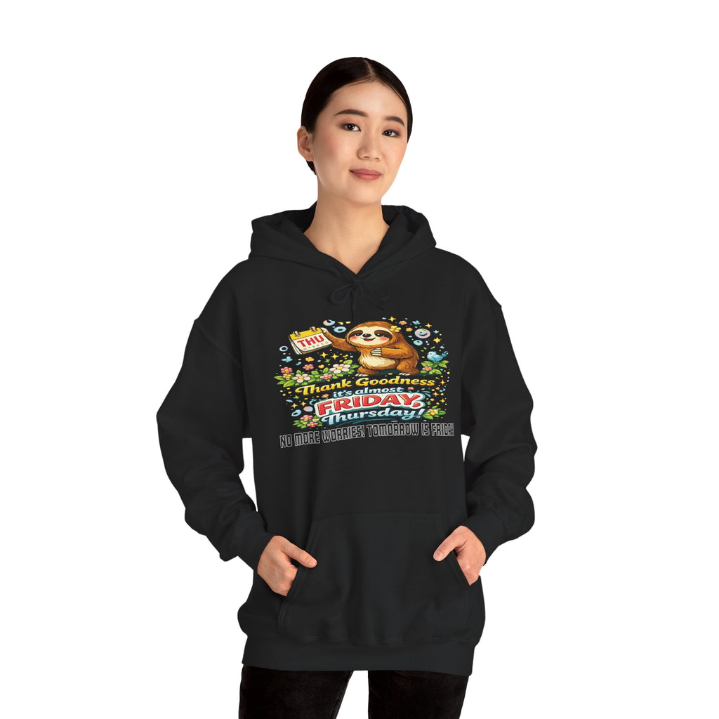 Thursday - Procrastination Sloth Series Hoodie