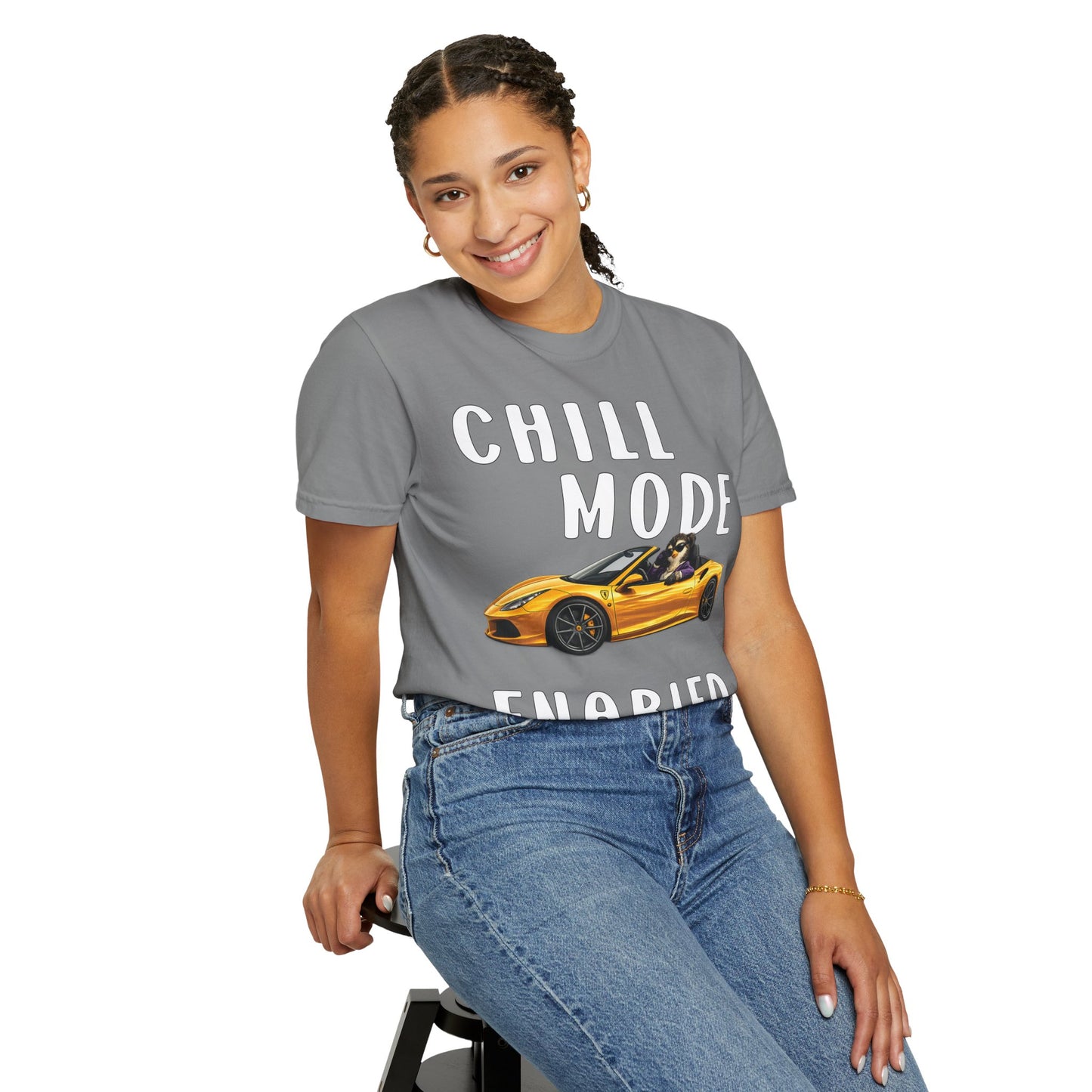 Chill Mode Enabled Girl T-shirt - Penguin Series