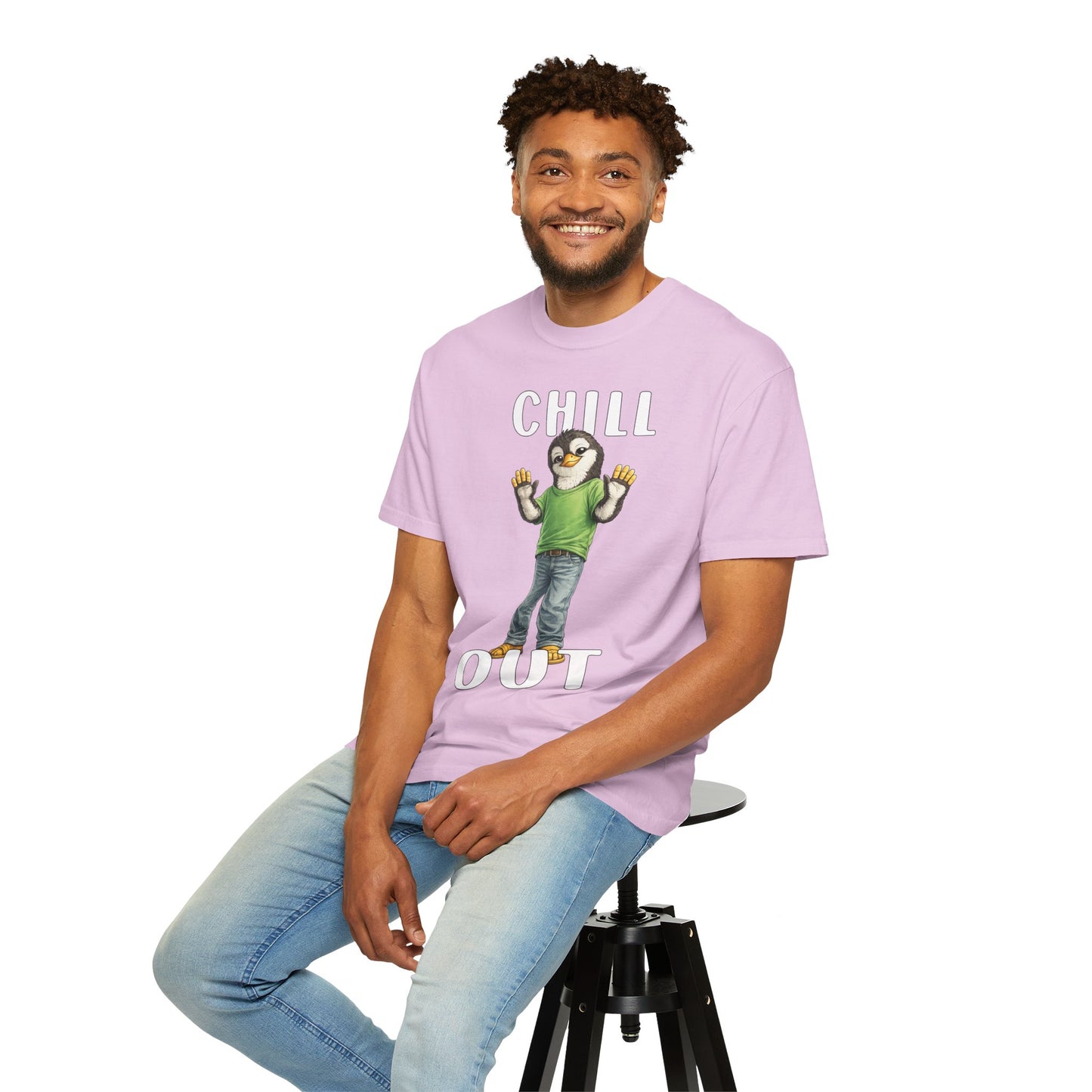 Chill Out Boy T-shirt - Penguin Series