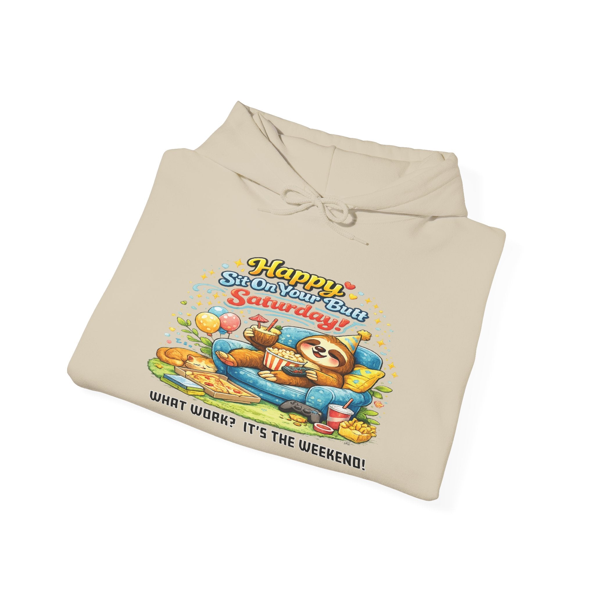 Saturday - Procrastination Sloth Series Hoodie