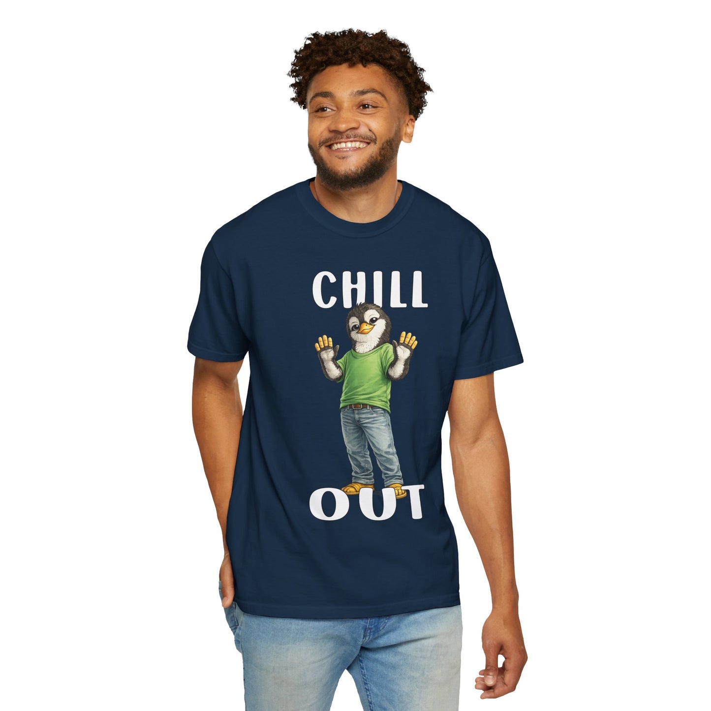 Chill Out Boy T-shirt - Penguin Series