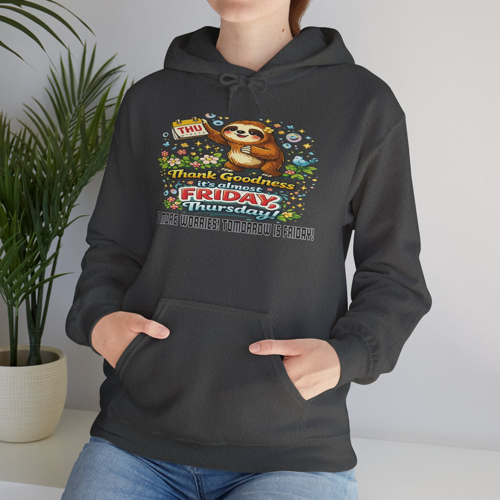 Thursday - Procrastination Sloth Series Hoodie