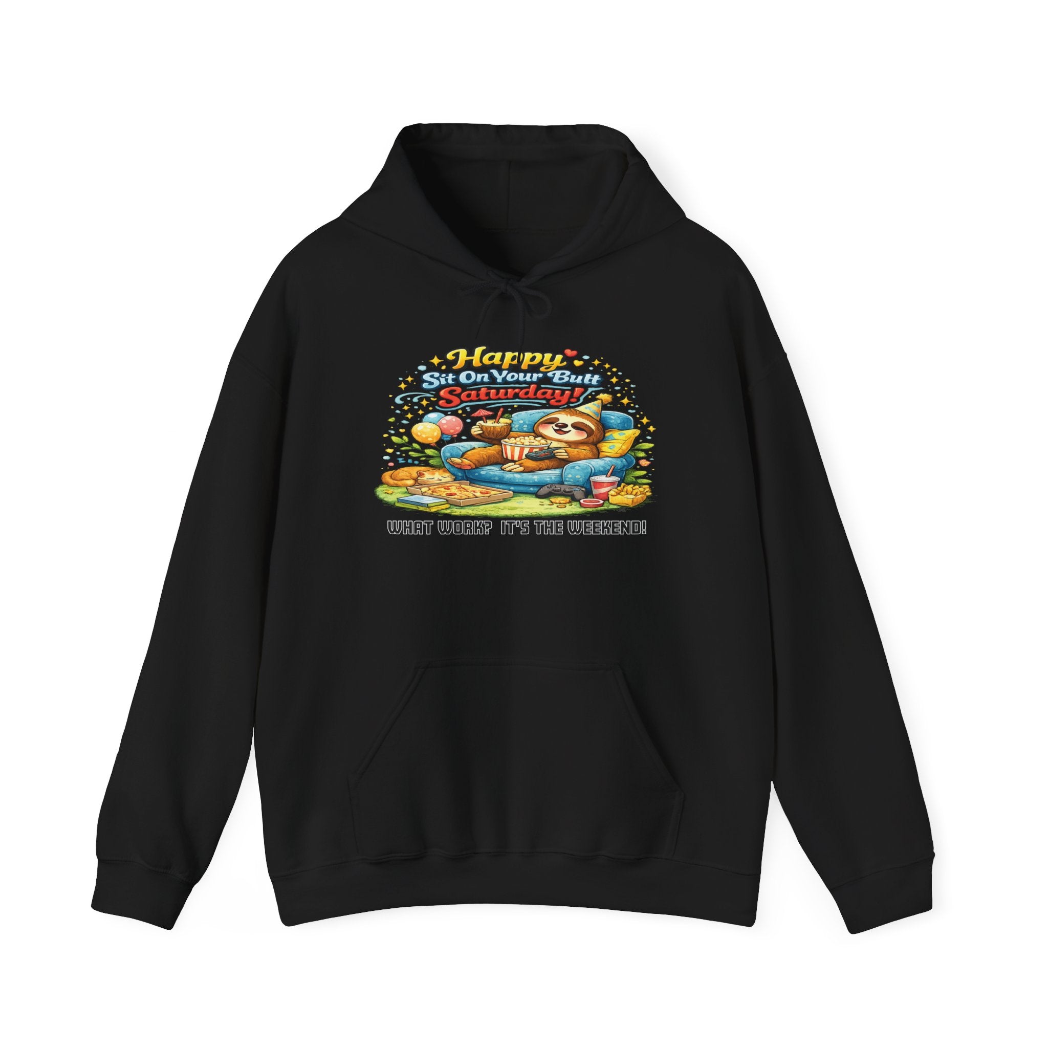 Saturday - Procrastination Sloth Series Hoodie