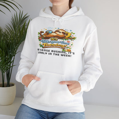Tuesday - Procrastination Sloth Series Hoodie