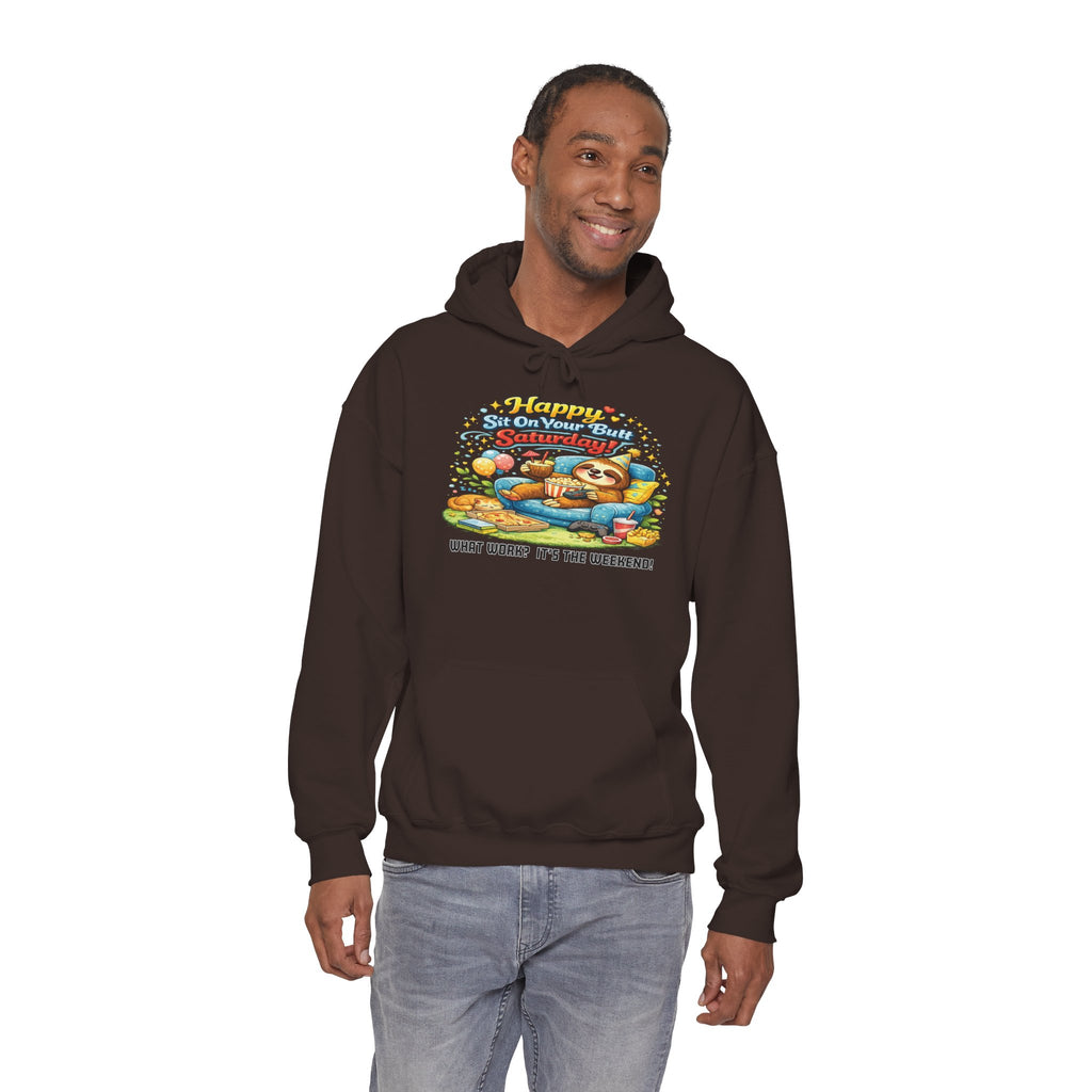 Saturday - Procrastination Sloth Series Hoodie