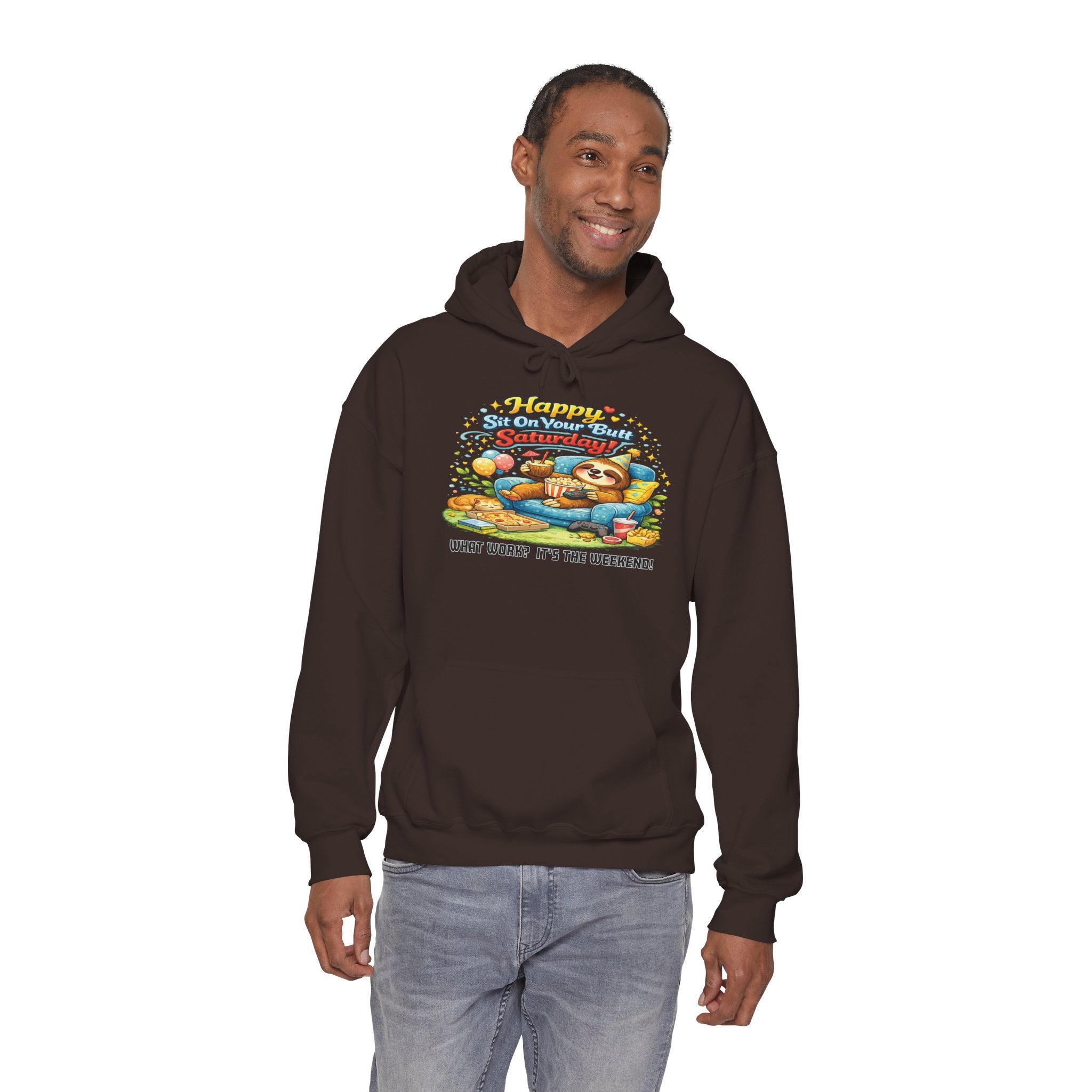 Saturday - Procrastination Sloth Series Hoodie