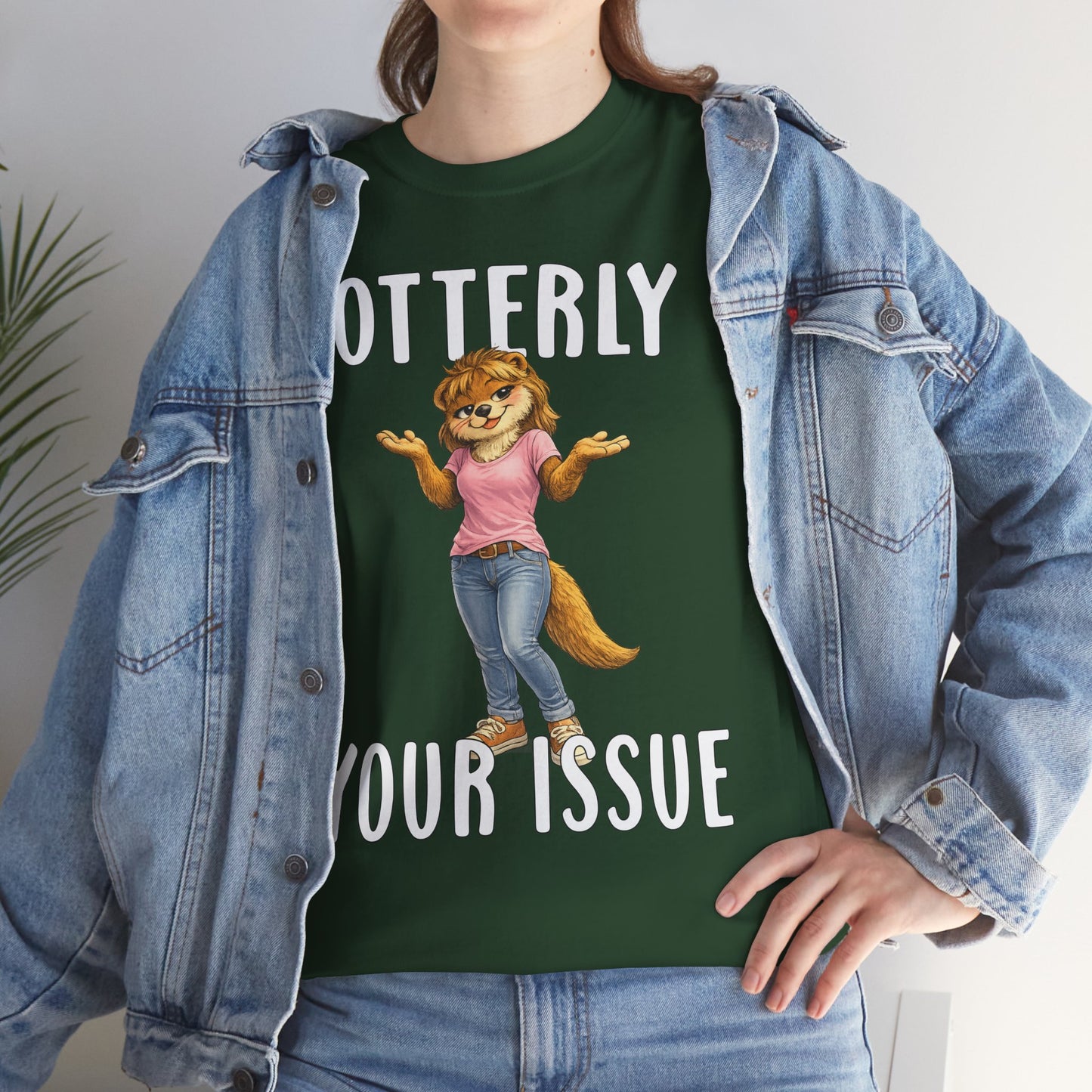 "Otterly Your Issue" Girl Tee - Otter Series