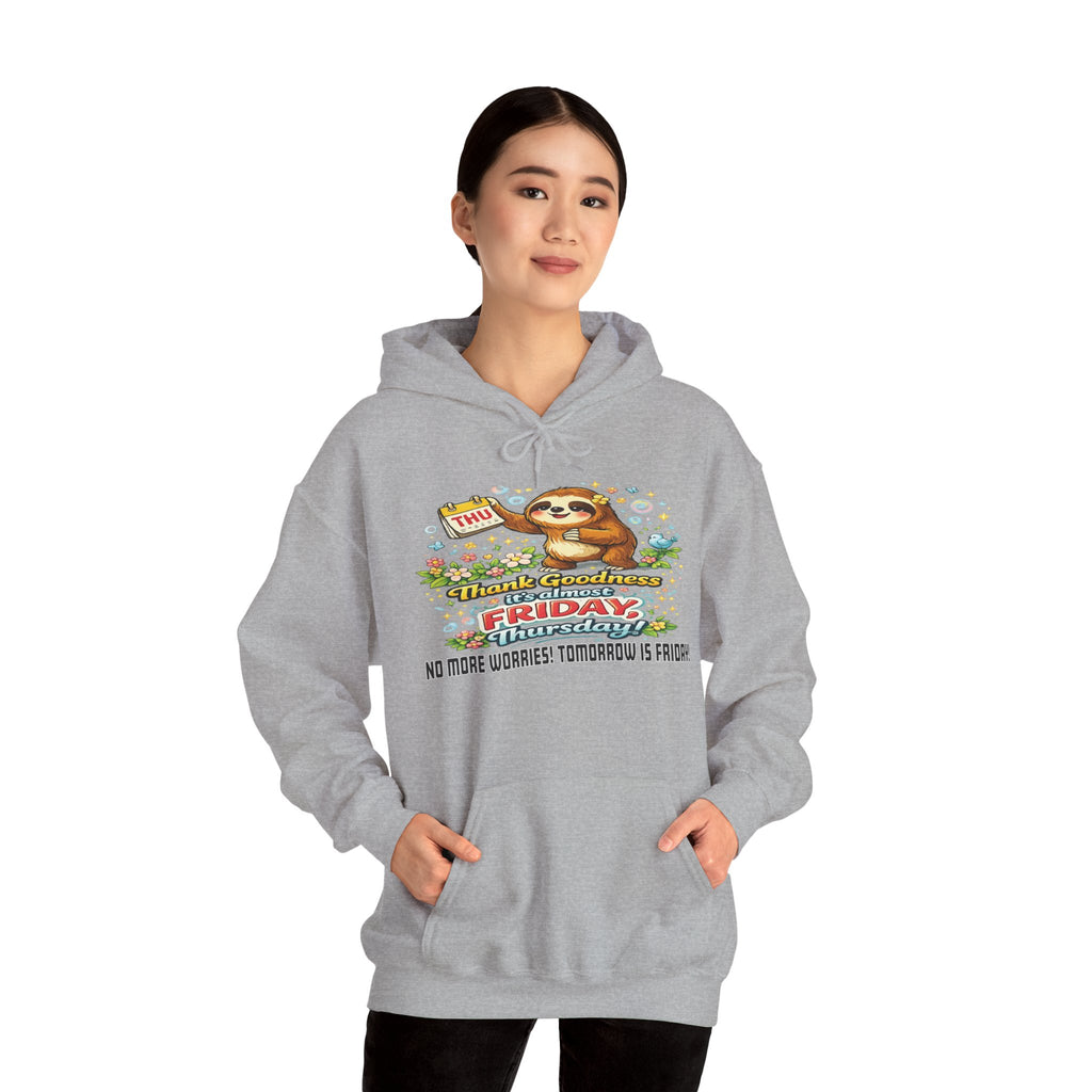 Thursday - Procrastination Sloth Series Hoodie