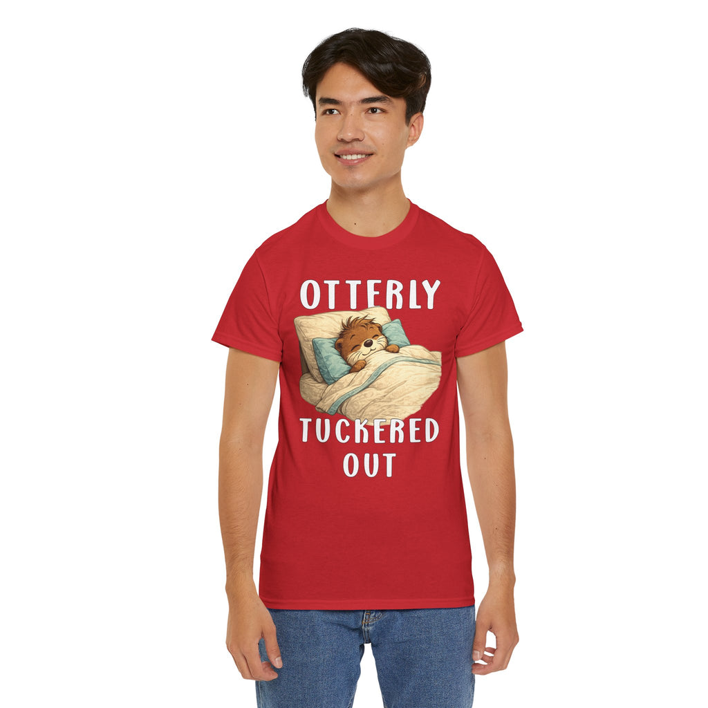 "Otterly Tuckered Out" Tee - Otter Series