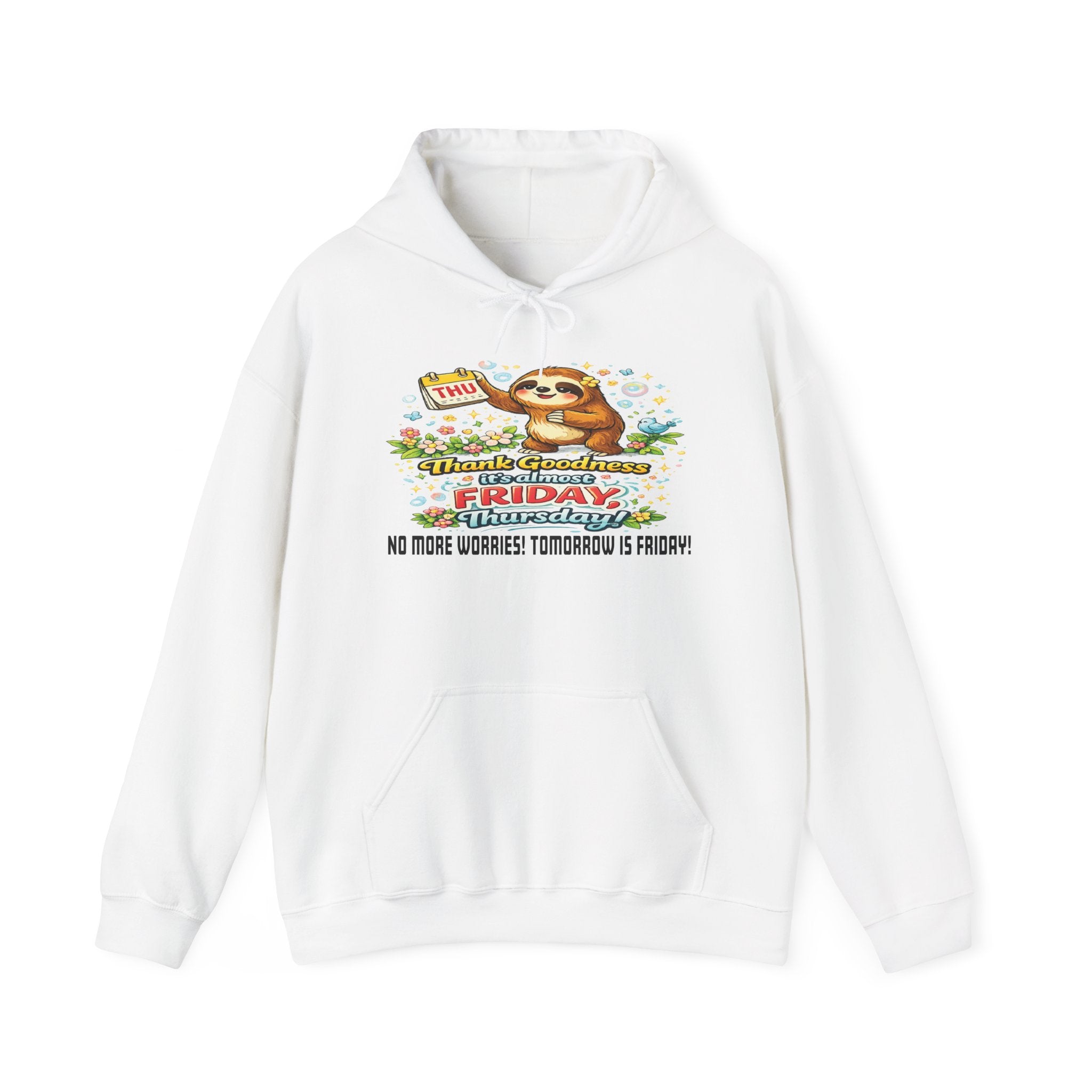 Thursday - Procrastination Sloth Series Hoodie