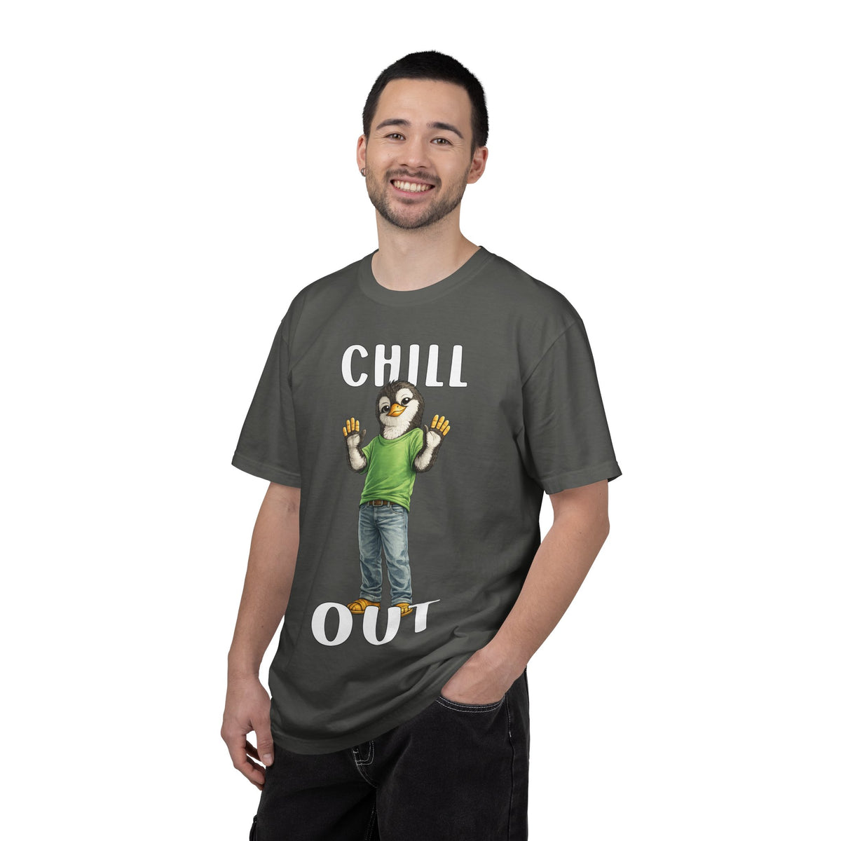 Chill Out Boy T-shirt - Penguin Series