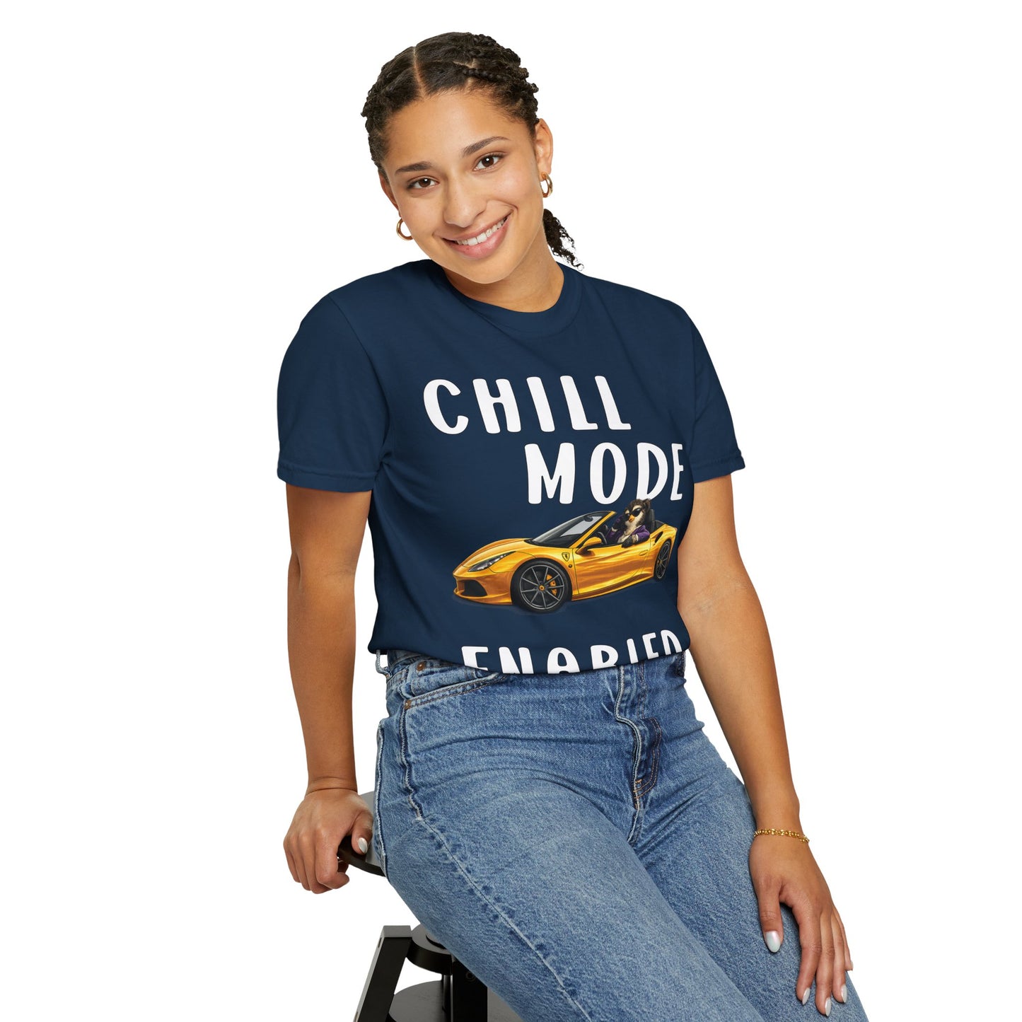 Chill Mode Enabled Girl T-shirt - Penguin Series