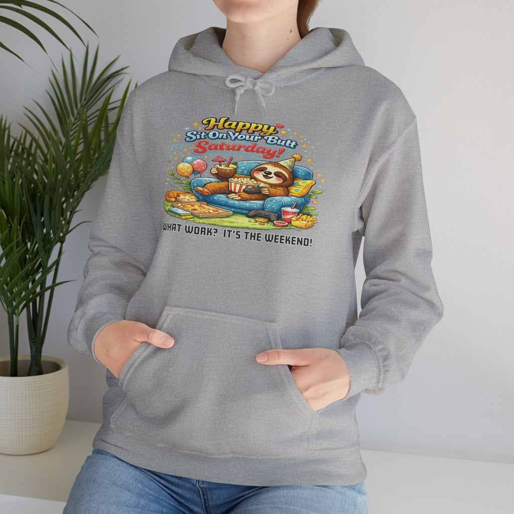 Saturday - Procrastination Sloth Series Hoodie