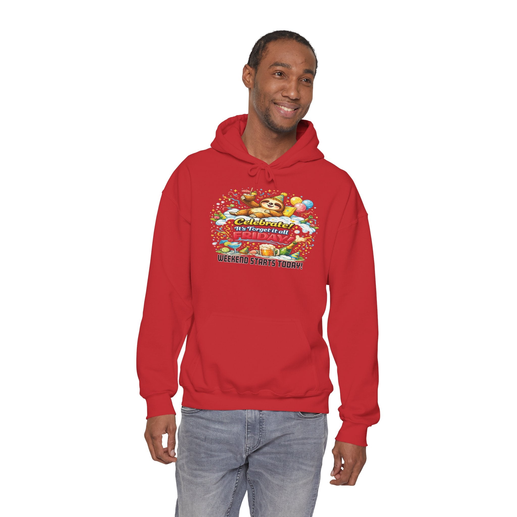 Friday - Procrastination Sloth Series Hoodie