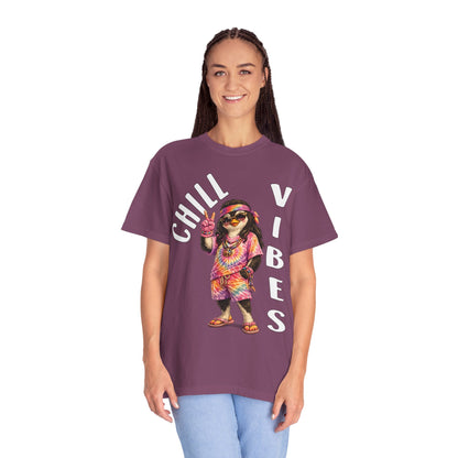 Chill Vibes Girl T-shirt - Penguin Series