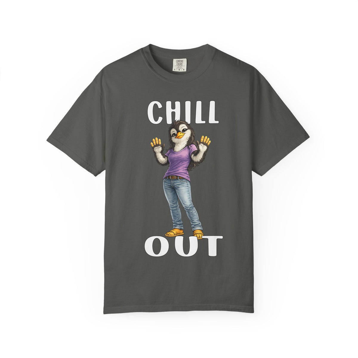 Chill Out Girl T-shirt - Penguin Series