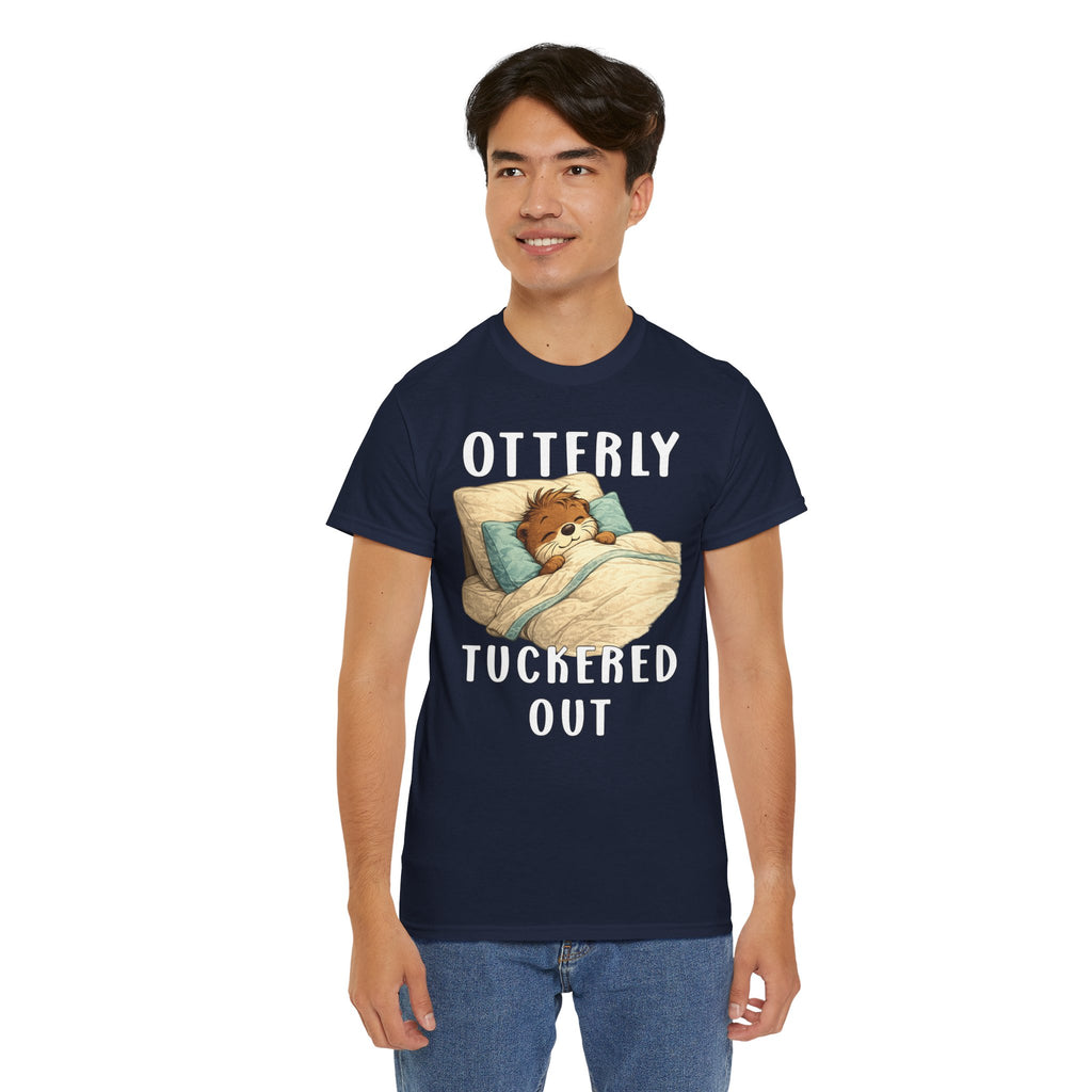 "Otterly Tuckered Out" Tee - Otter Series