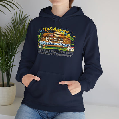 Wednesday - Procrastination Sloth Series Hoodie