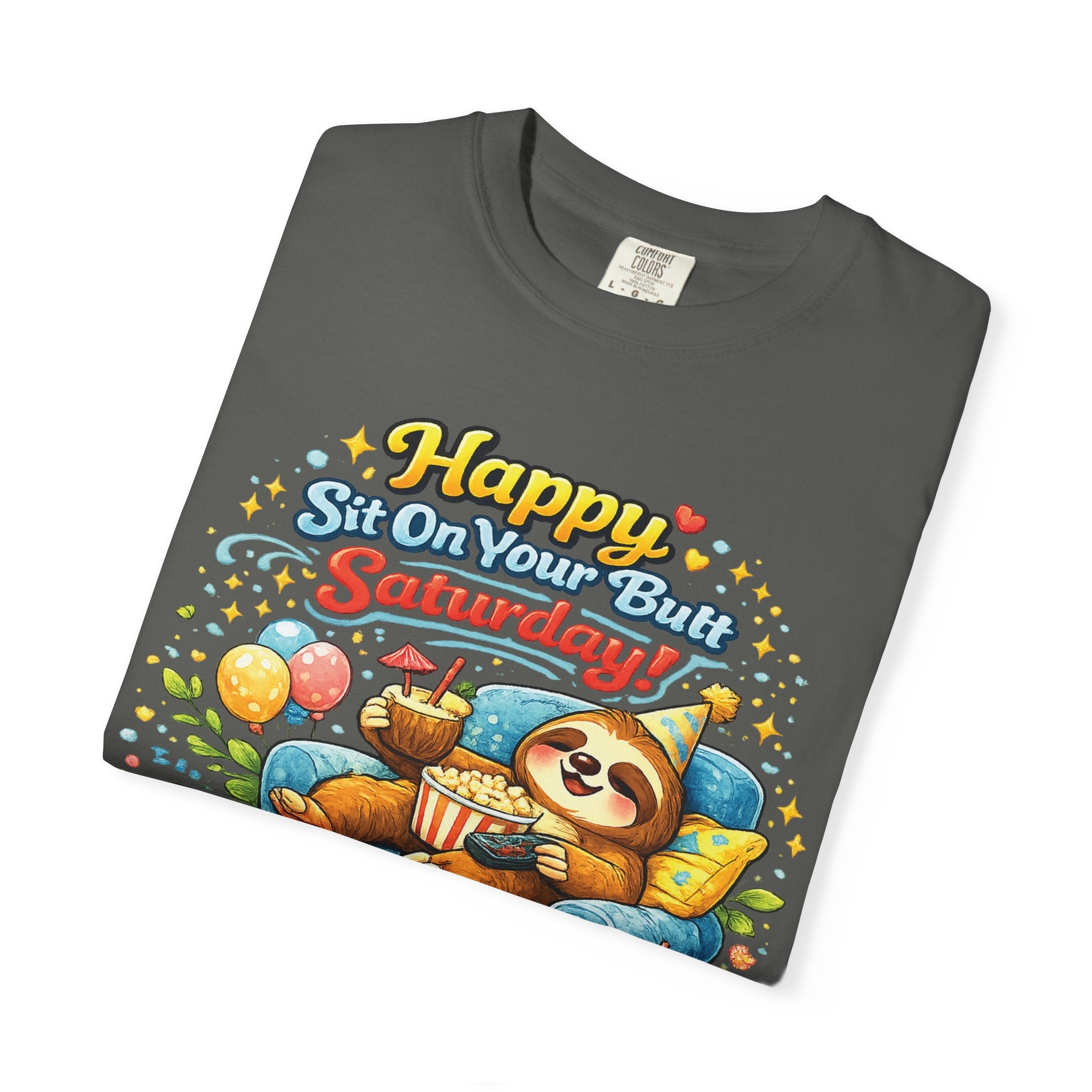 Saturday - Procrastination Sloth Series T-shirt