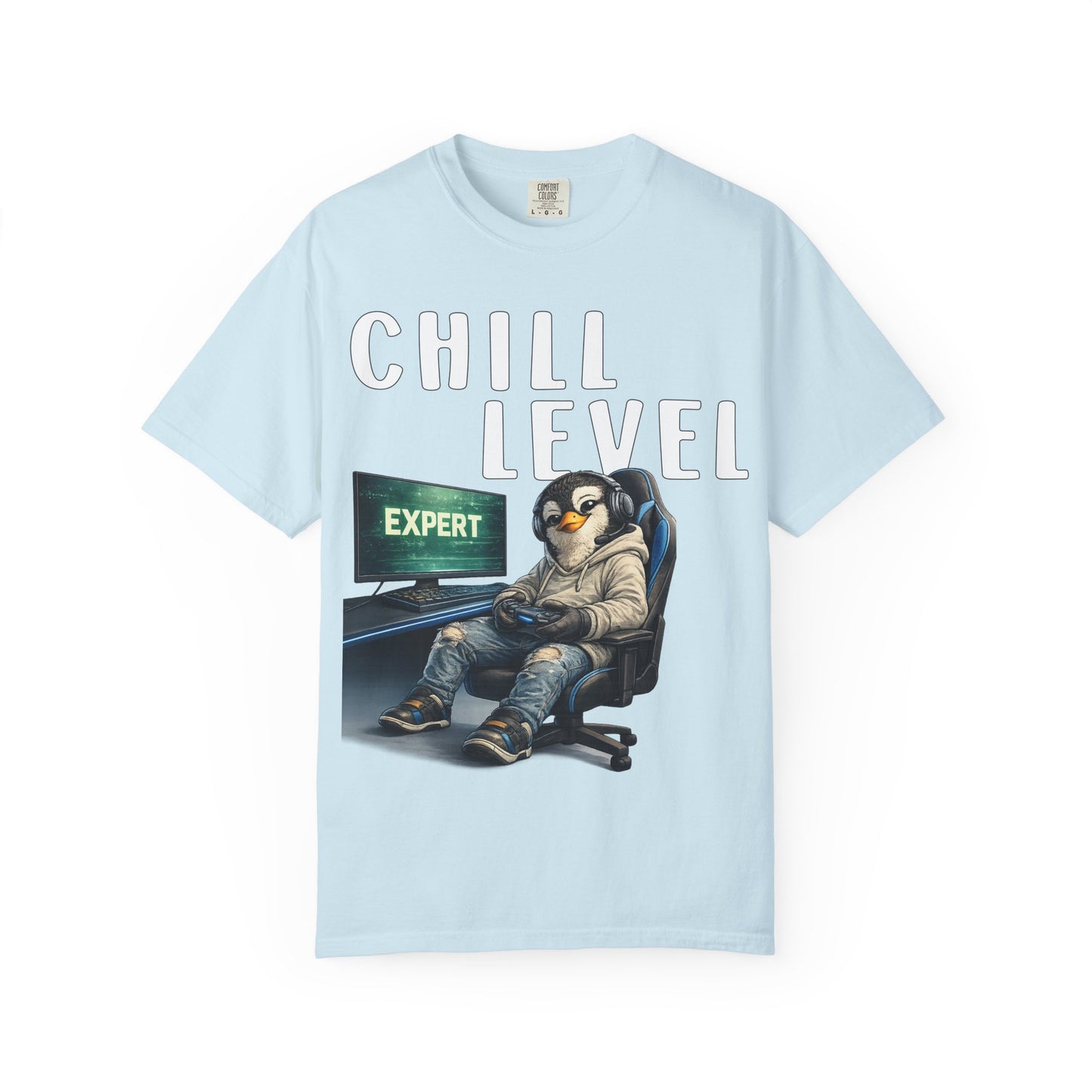 Chill Level Expert T-shirt - Penguin Series