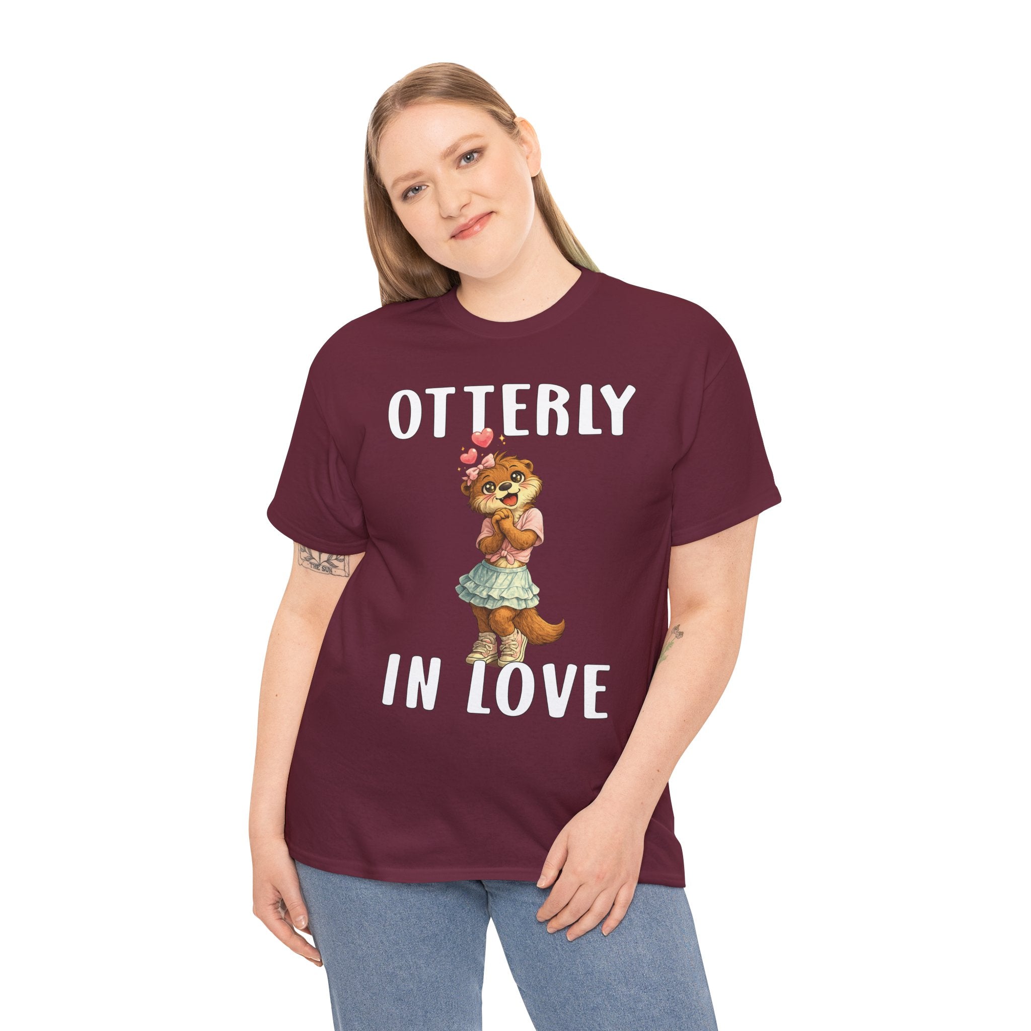 "Otterly In Love" Girl Tee - Otter Series