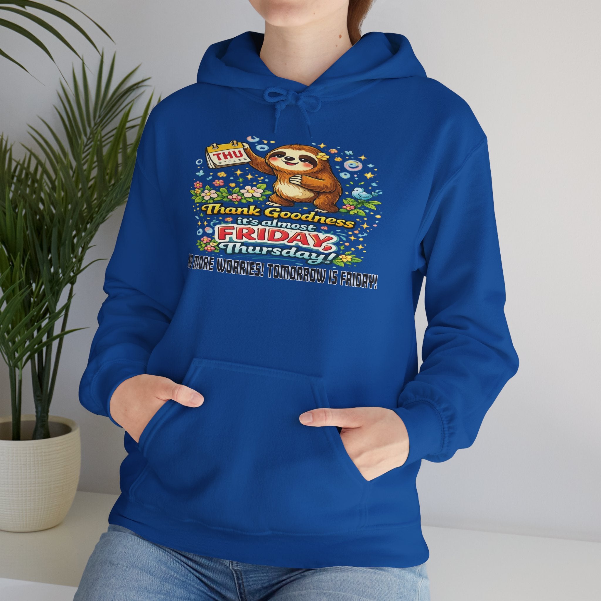 Thursday - Procrastination Sloth Series Hoodie