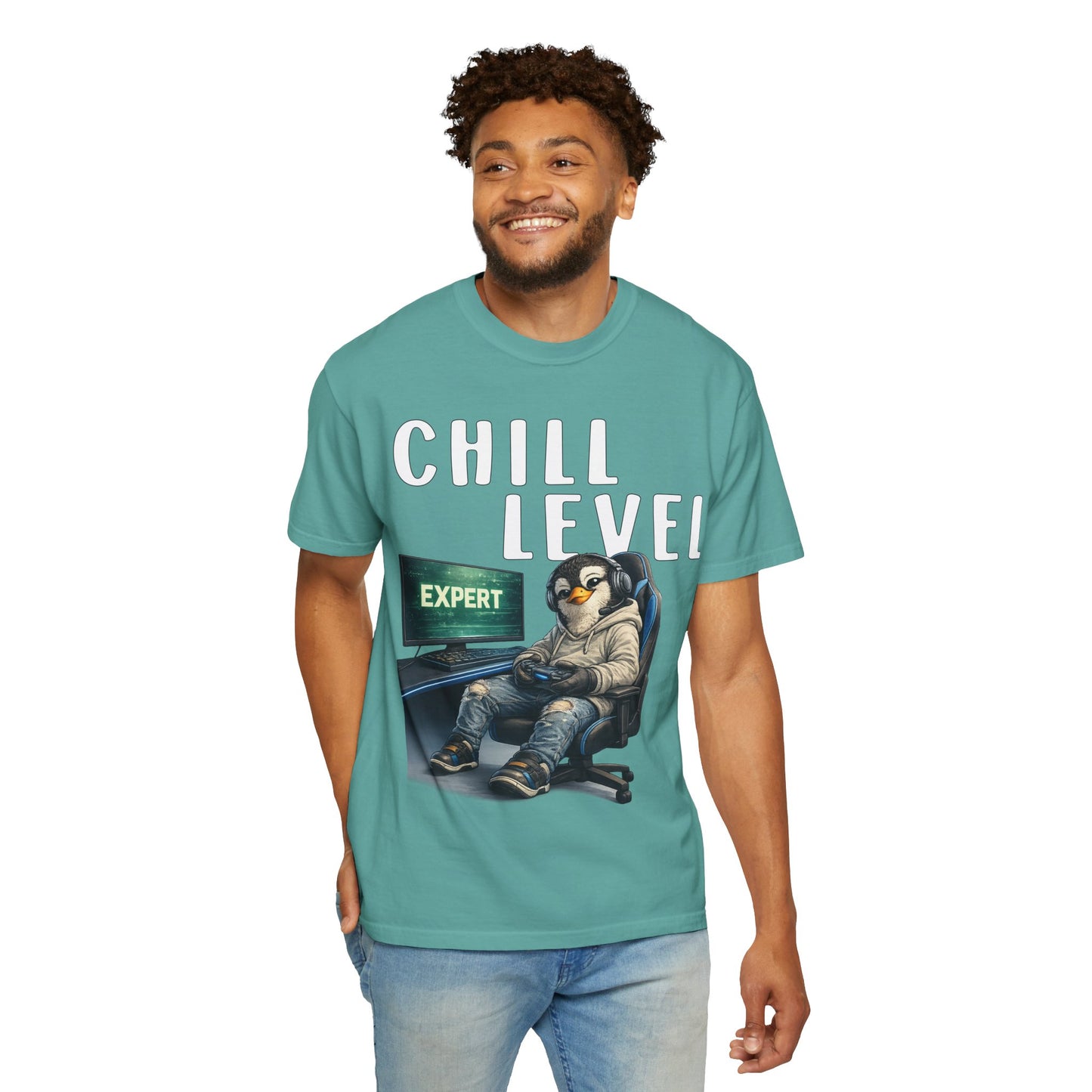 Chill Level Expert T-shirt - Penguin Series